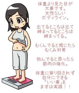 体重より見た目で勝負